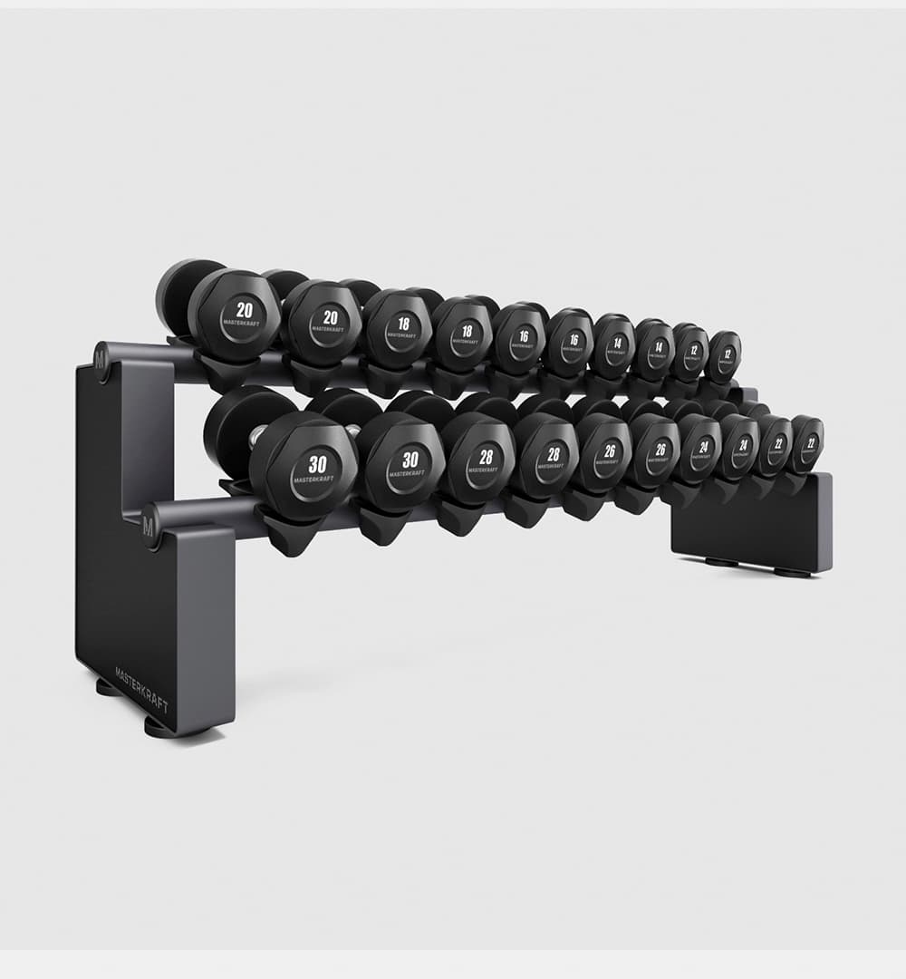 Horizontal Dumbbell Rack - 2 Tier (10 Pair) 2.0