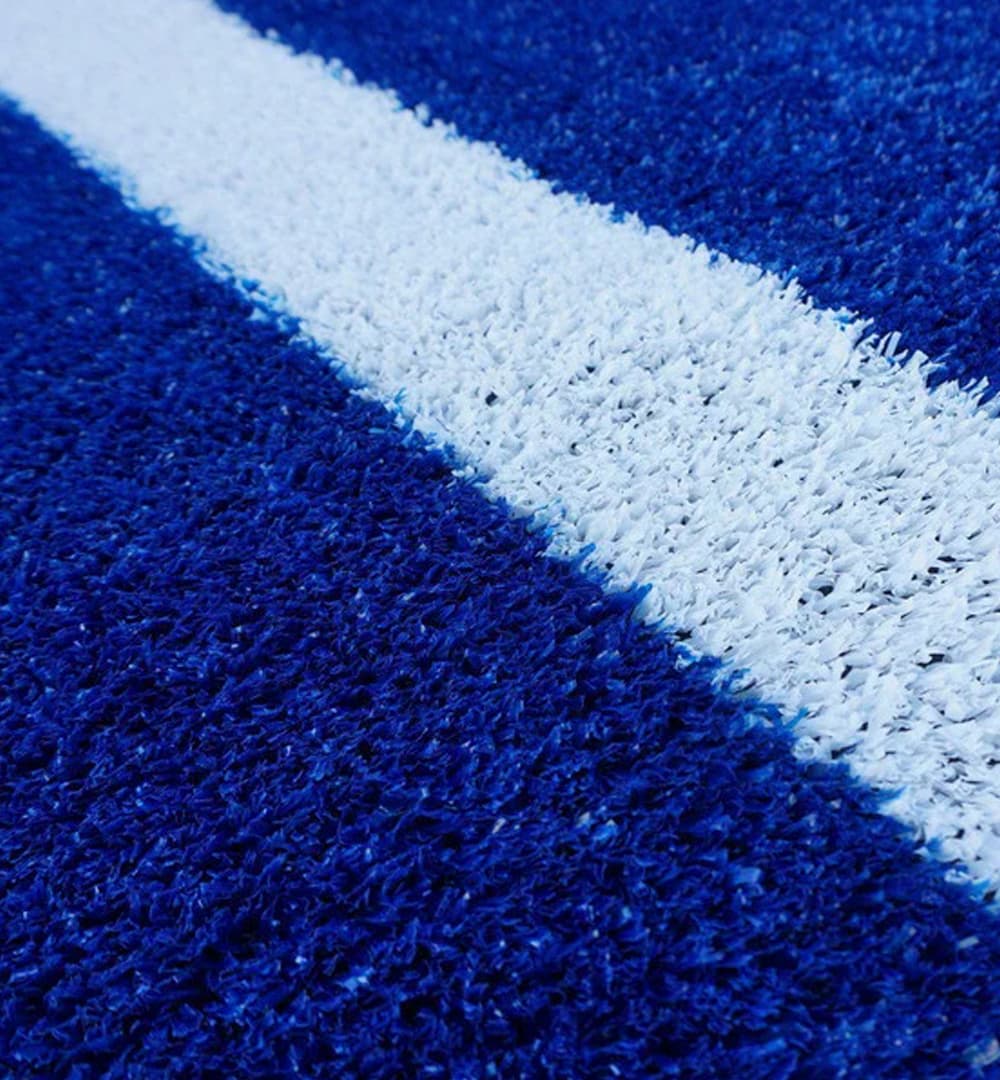 Artificial Turf Blue With White Line (2m X 15m)