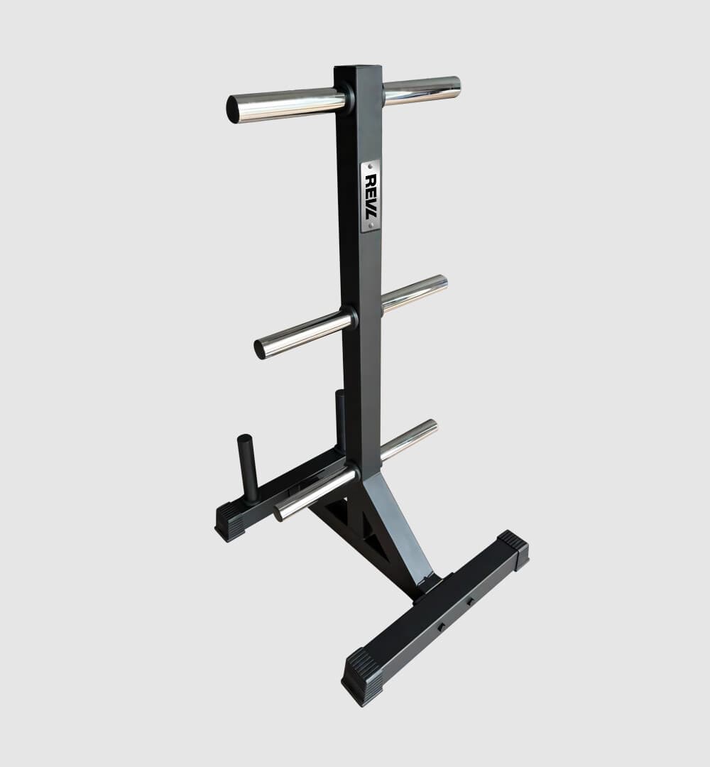 Olympic Weight Plate Tree (6 Storage Pins, 2 Plate Storage)