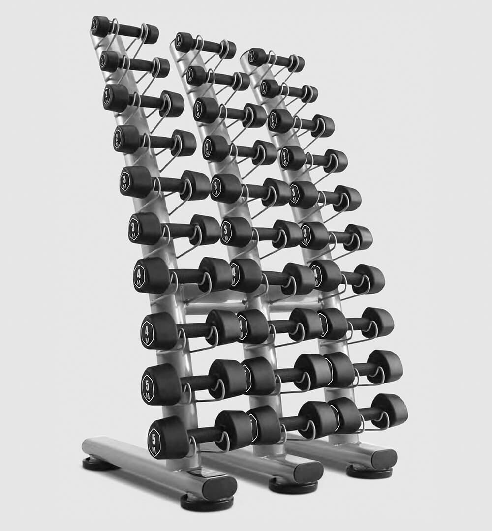 Vertical Dumbbell Rack - 15 Pair (Single Sided)
