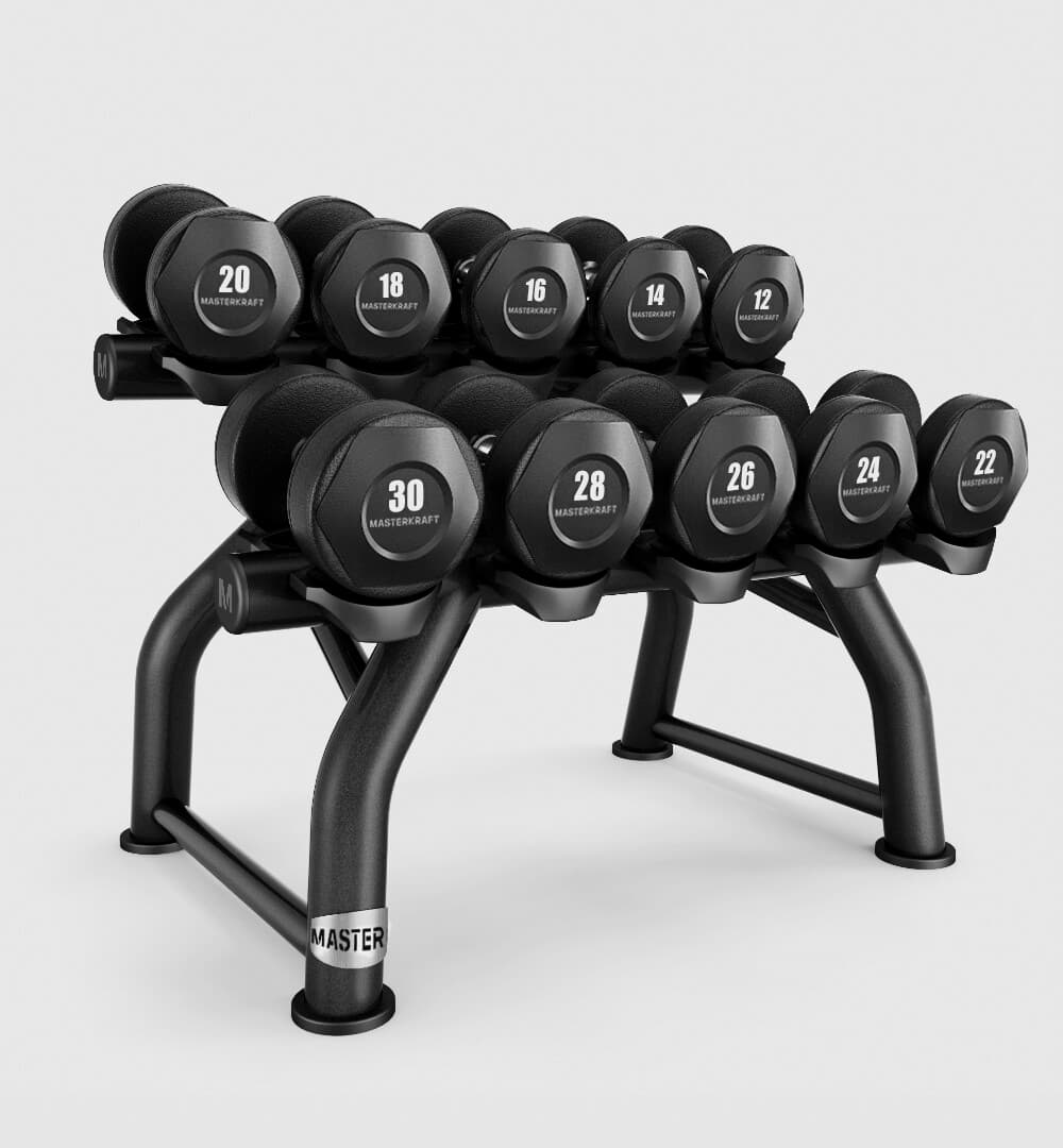 Horizontal Dumbbell Rack - 2 Tier (5 Pair) 1.0